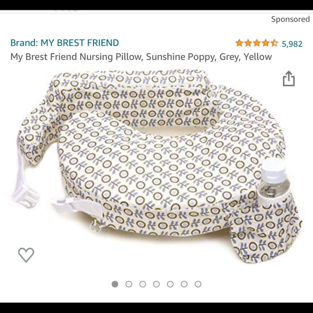 My Brest Friend Nursing Pillow NWOT